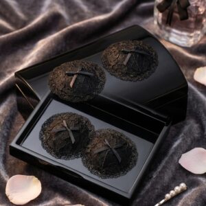 Pezoneras de Encaje Noir – Elegancia Íntima y Seducción. Accesorio